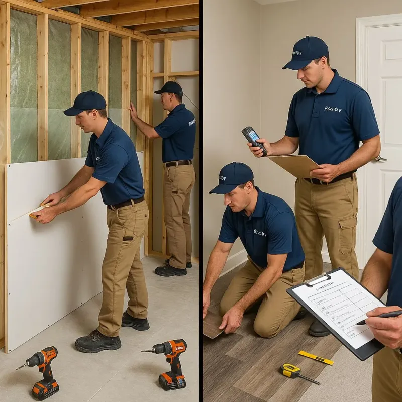 Repairs and Reconstruction process in Roanoke Rapids, NC